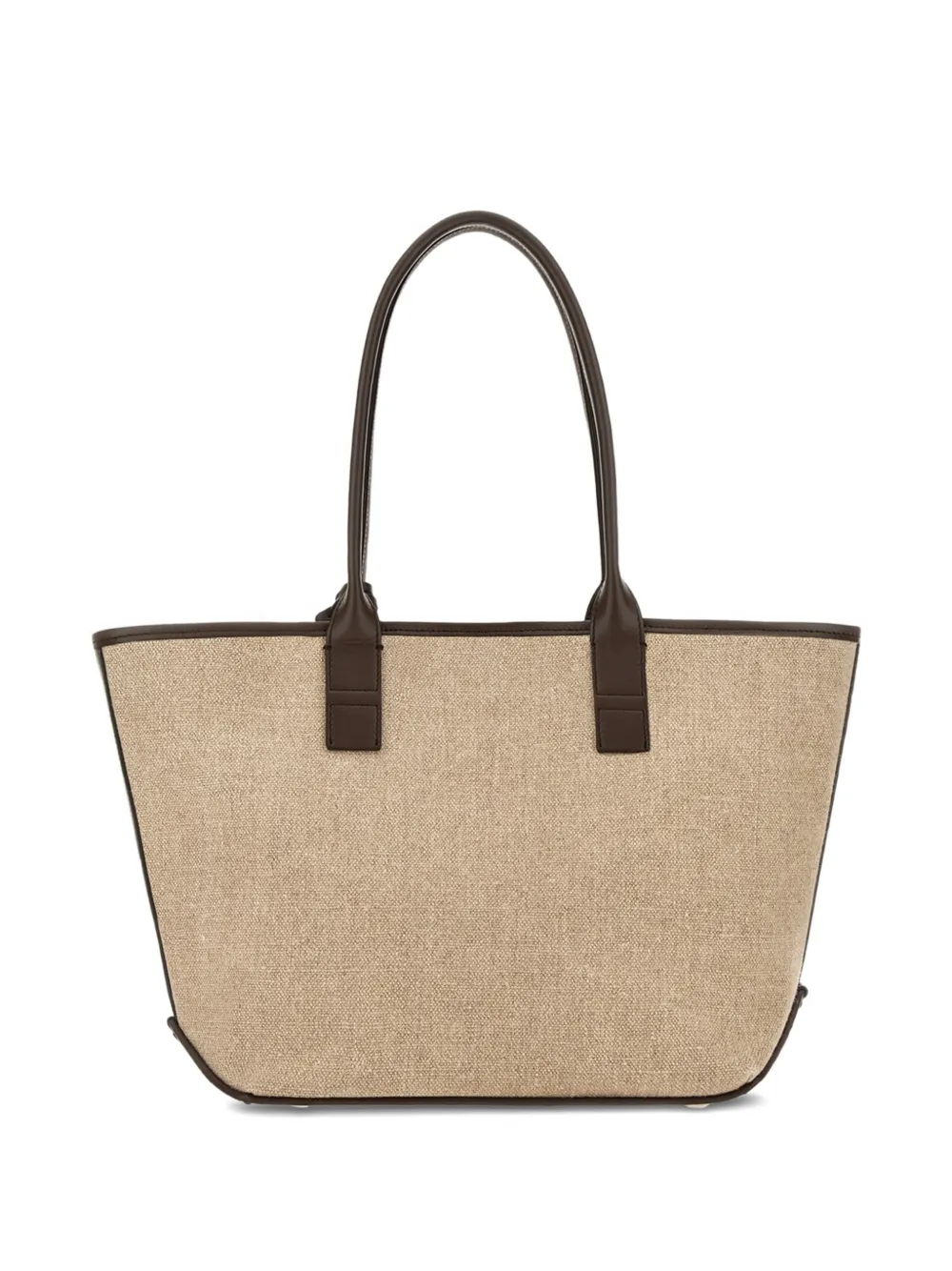 Hogan top handle charm tote bag - Beige