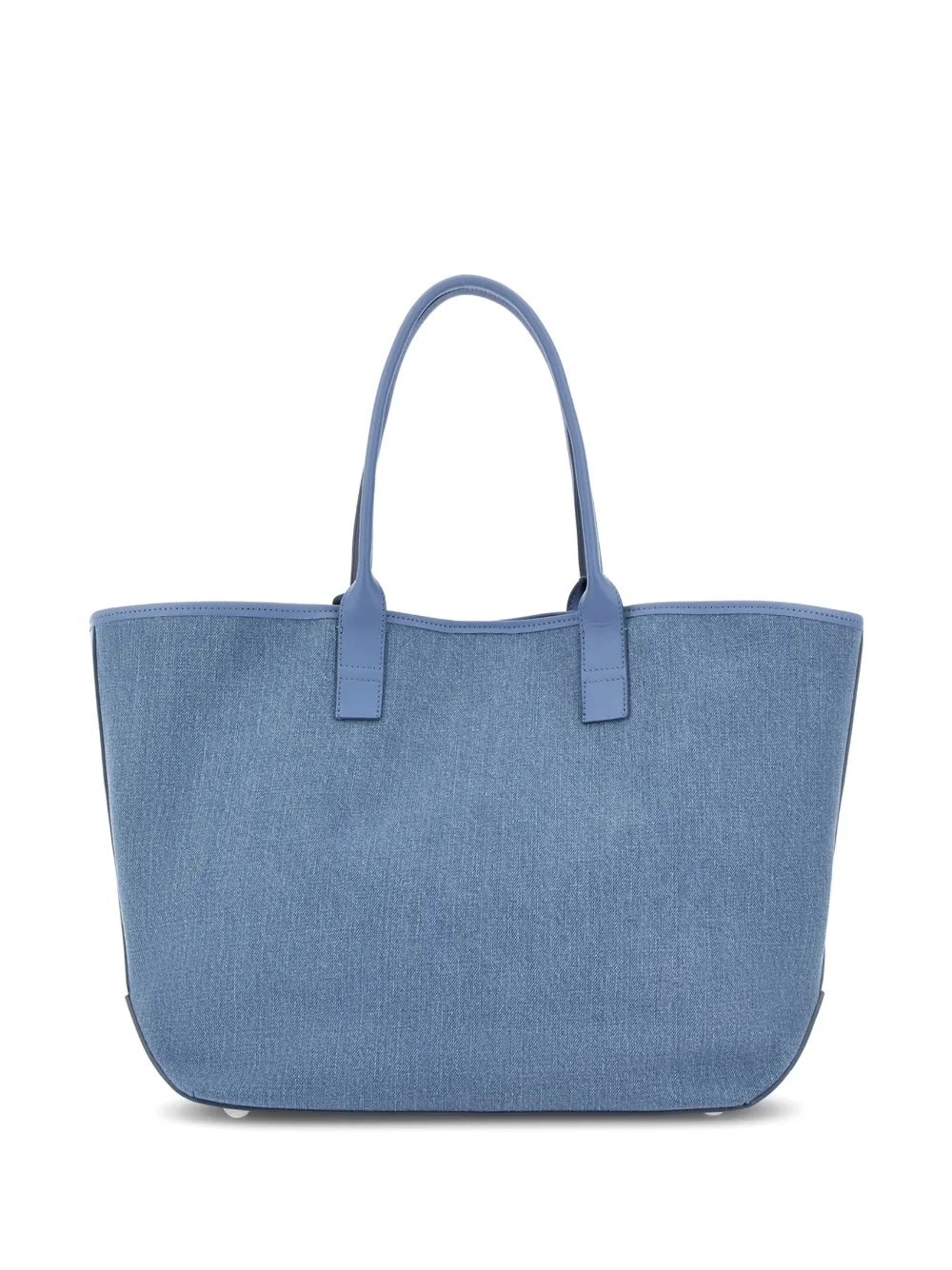 Hogan embossed charm address shopping tote bag | bleu | Image 1