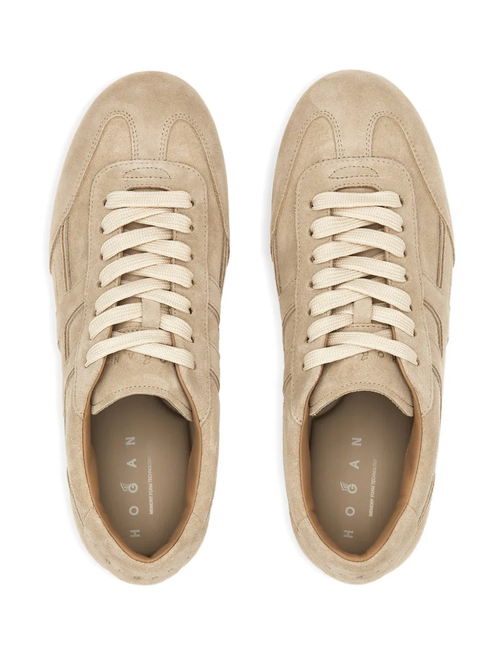 Hogan H693 suède sneakers Beige