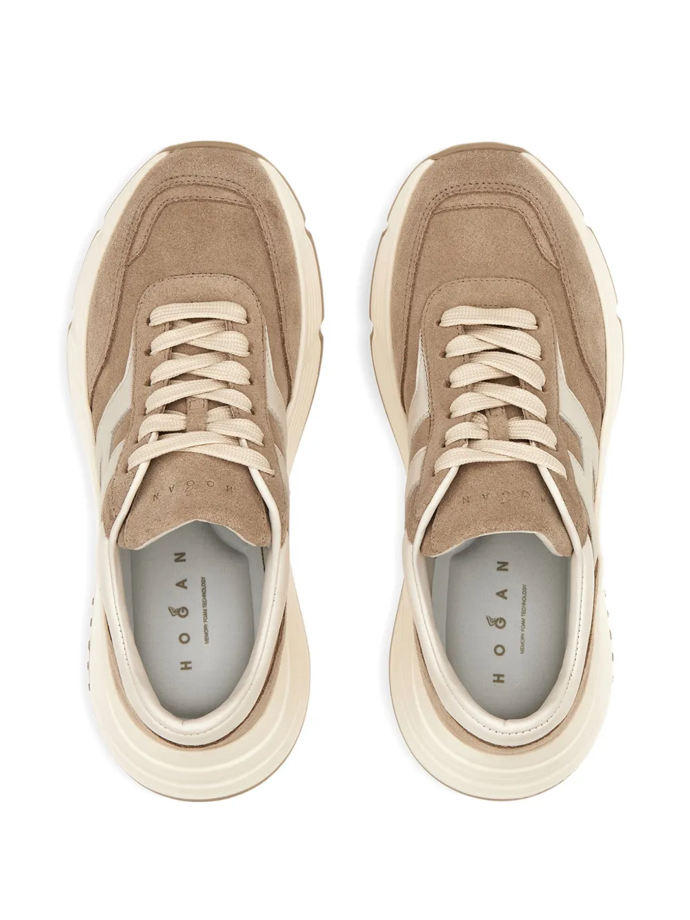 Hogan Hi-Fi suède sneakers Bruin