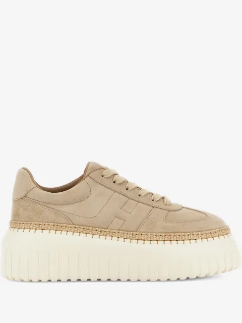 Hogan H-Stripes suede platform sneakers