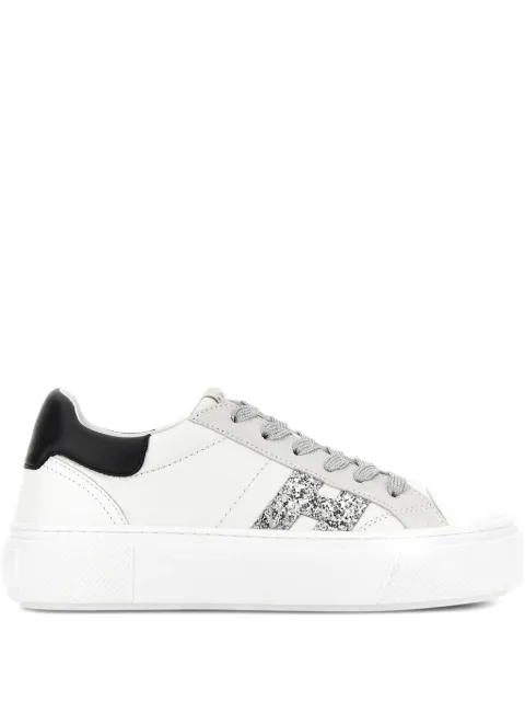 Hogan Crosswind glitter-logo sneakers 