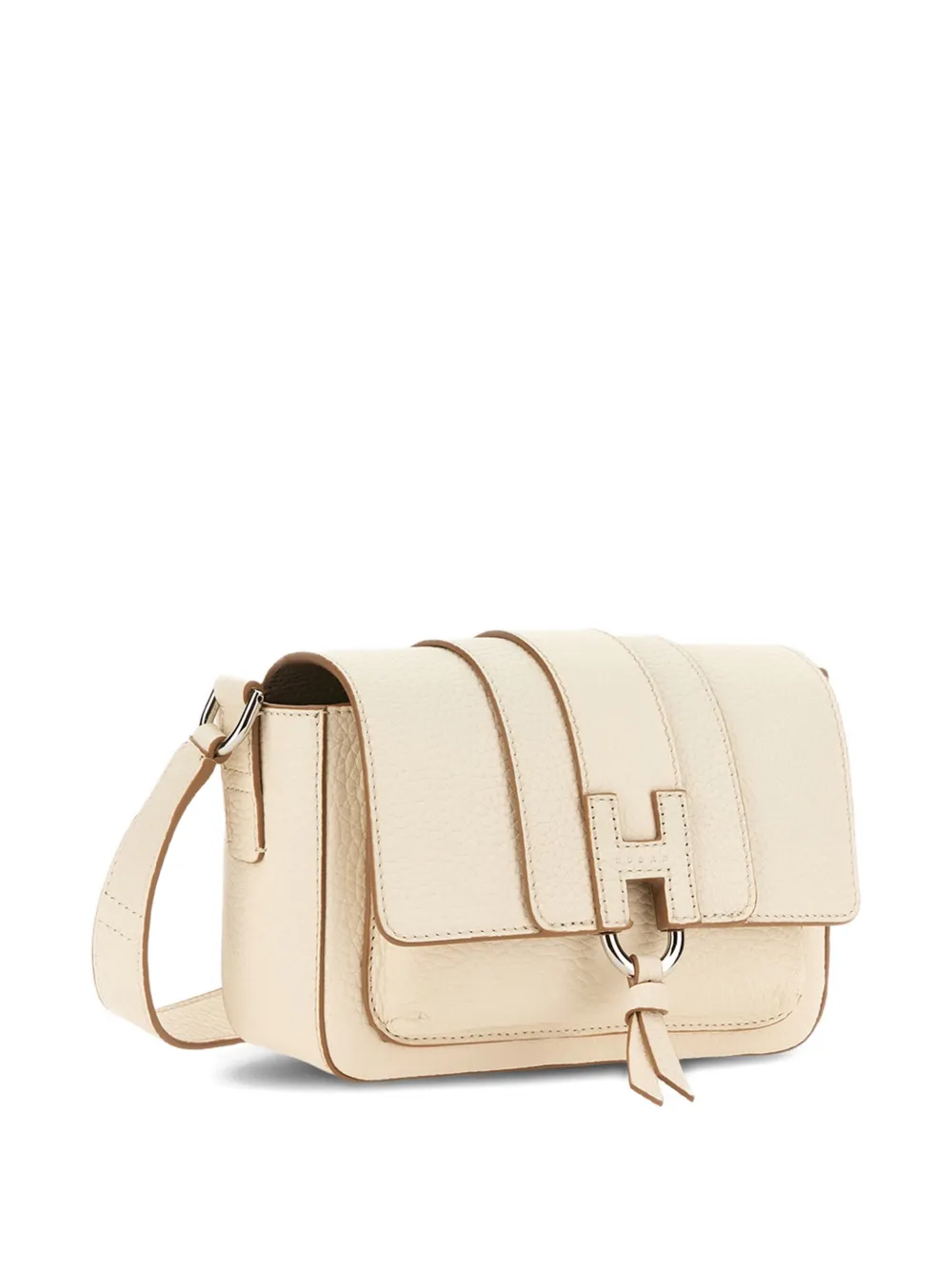 Hogan Schoudertas met H-gesp Beige