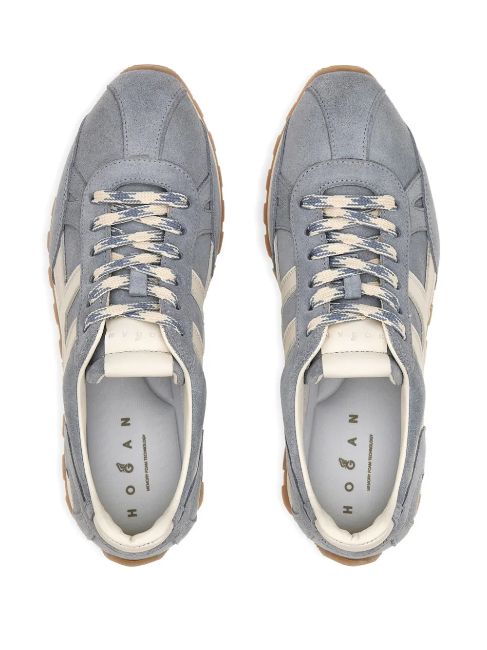 Hogan H671 suède sneakers Grijs