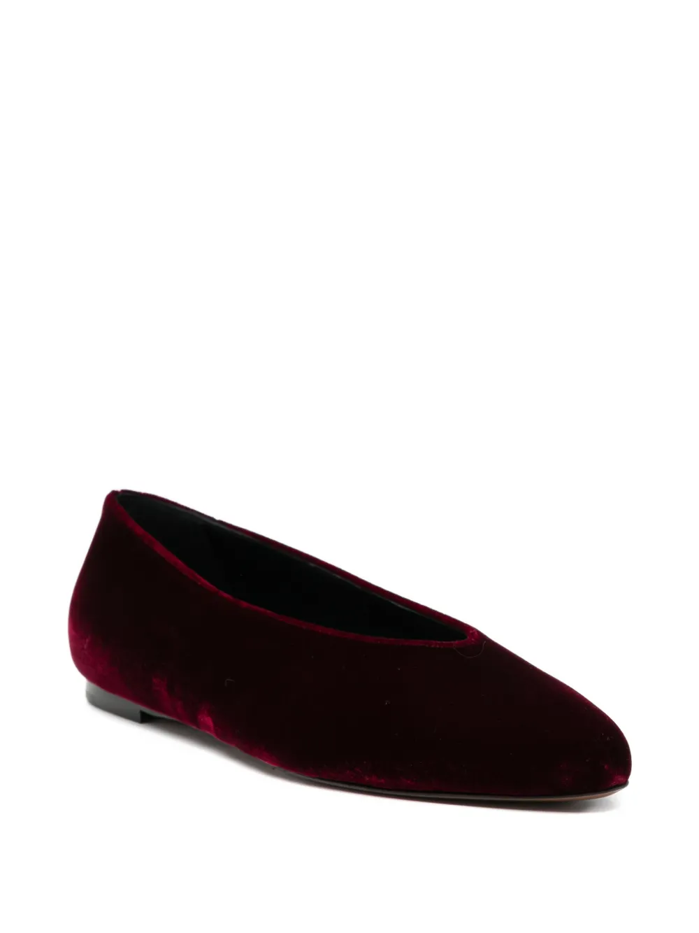 Neous 5mm Beid Flat Pumps In Red