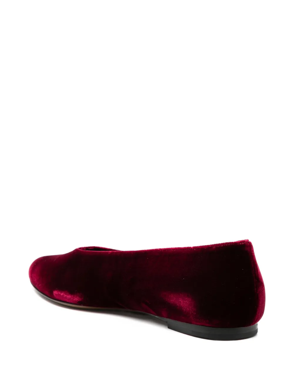 Neous 5mm Beid Flat Pumps In Red
