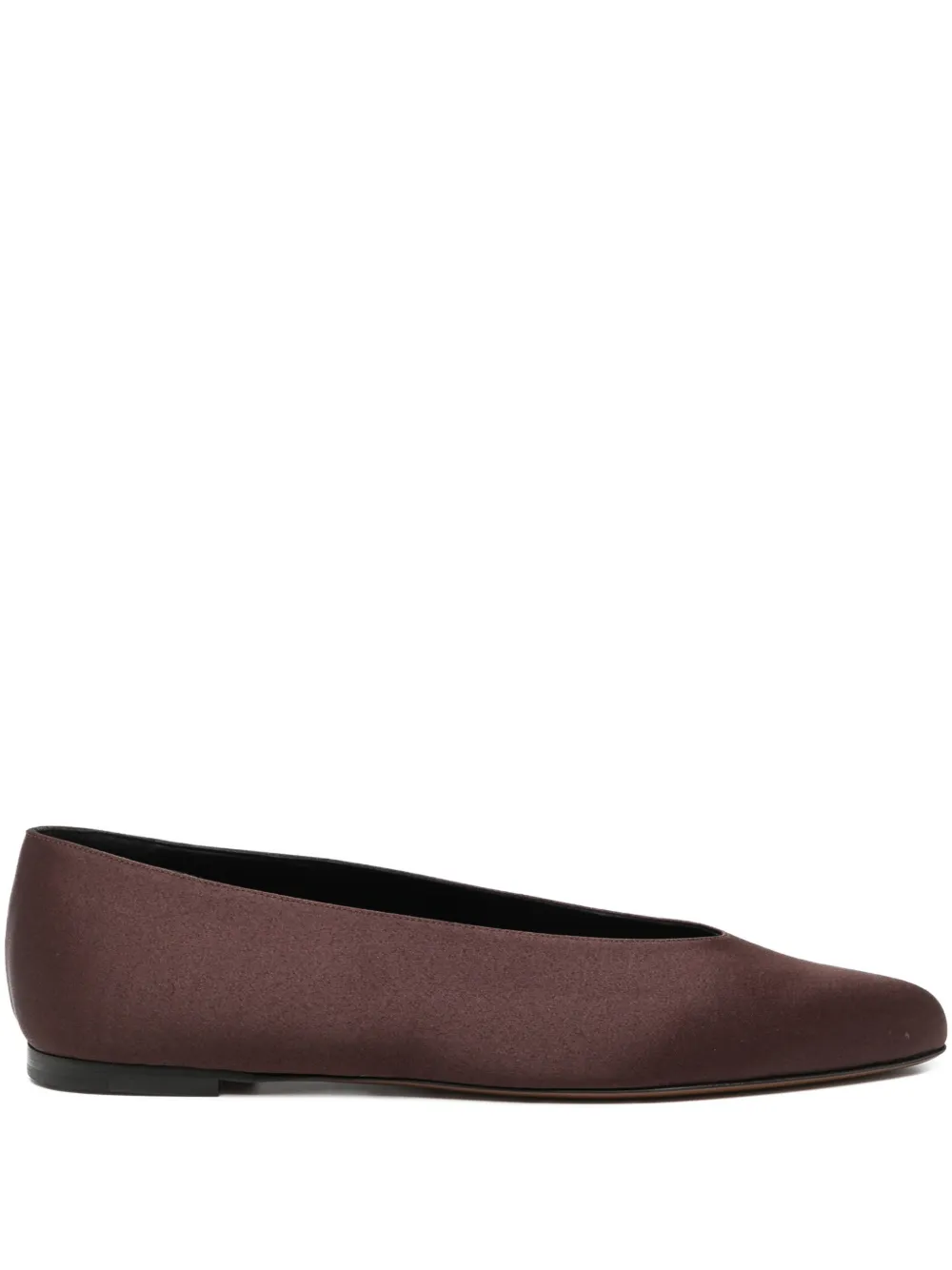Neous 5mm Beid Flat Pumps In Brown