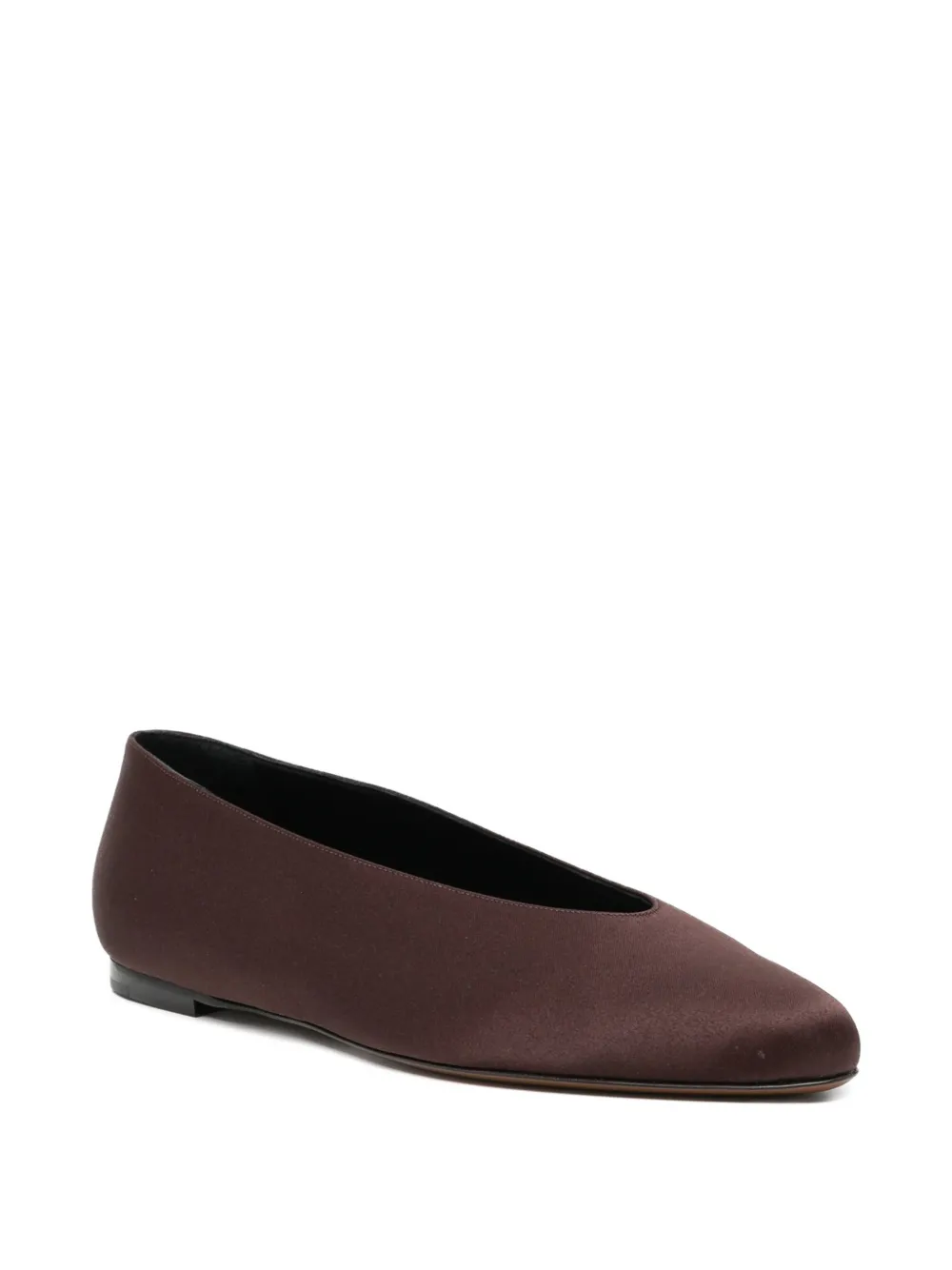 Neous 5mm Beid Flat Pumps In Brown