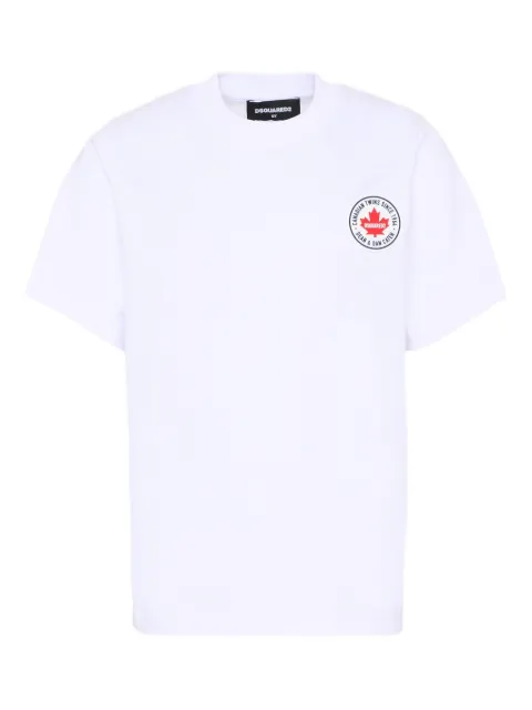 DSQUARED2 KIDS short-sleeve logo-patch T-shirt