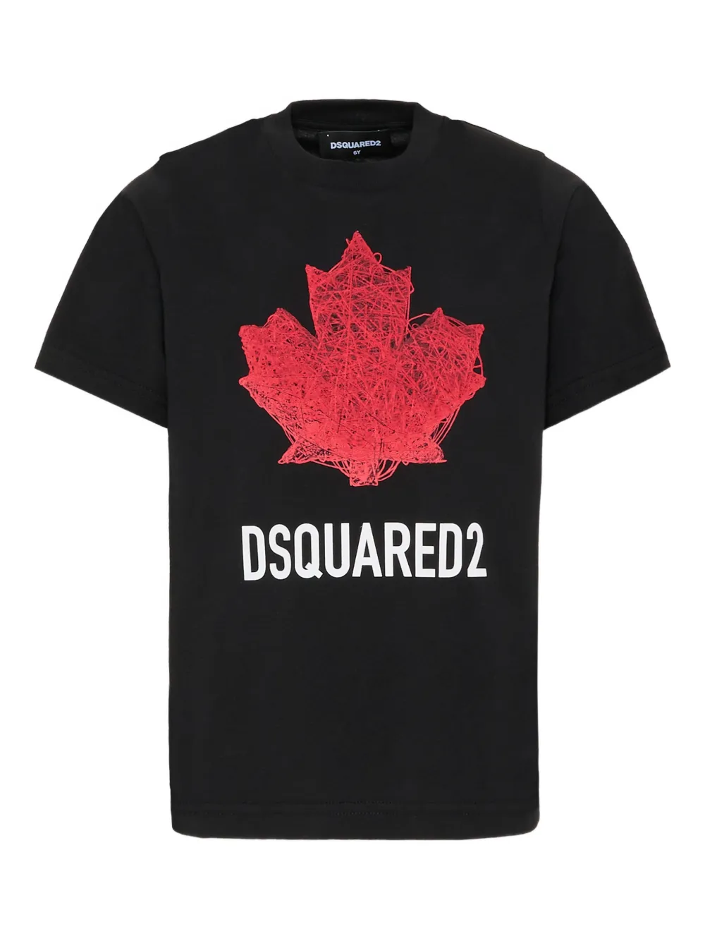 Dsquared2 Short-sleeve Graphic T-shirt In Black