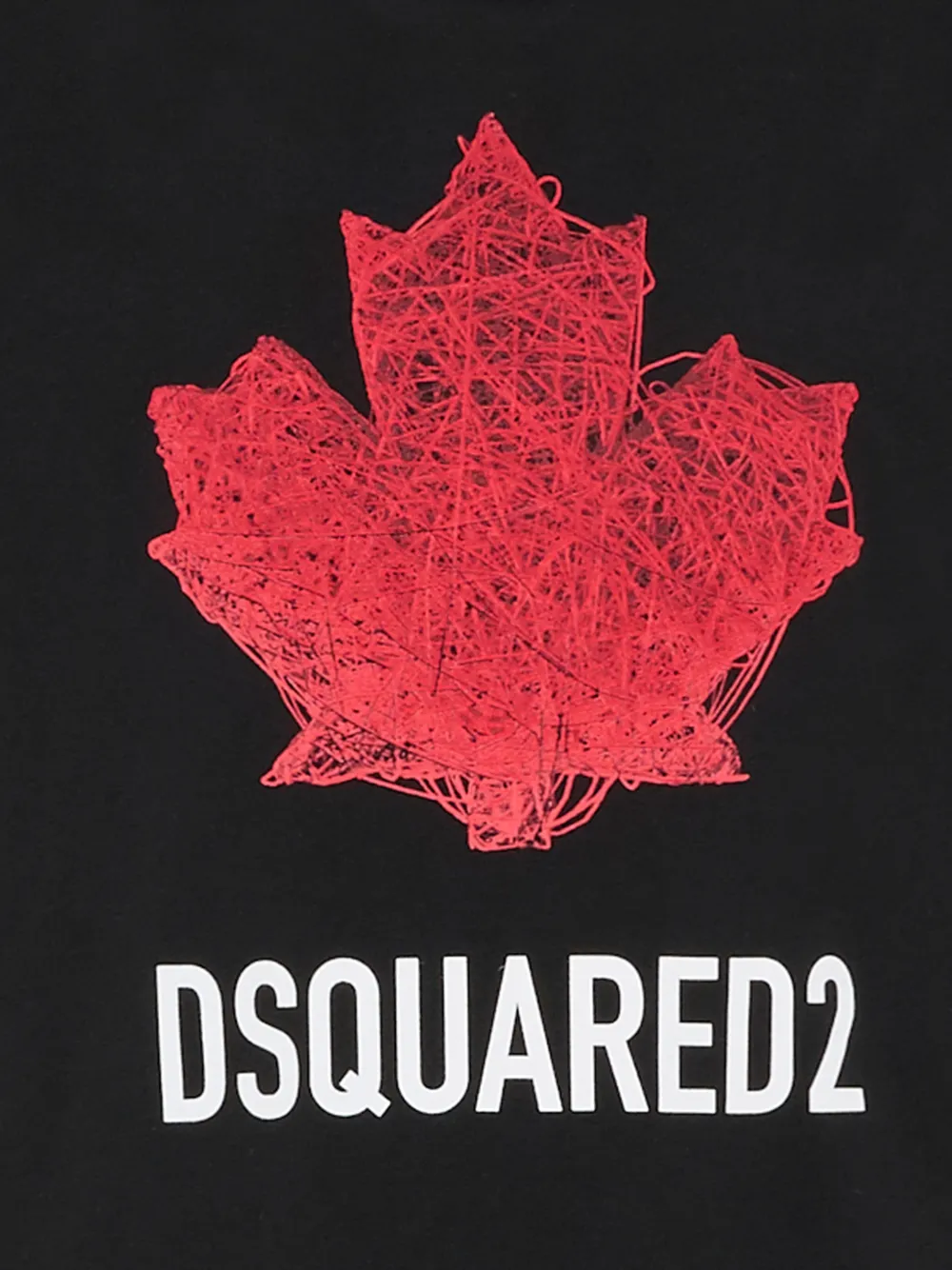 Dsquared2 Short-sleeve Graphic T-shirt In Black