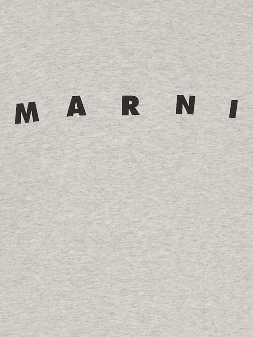 Marni Kids short-sleeve logo T-shirt Grijs