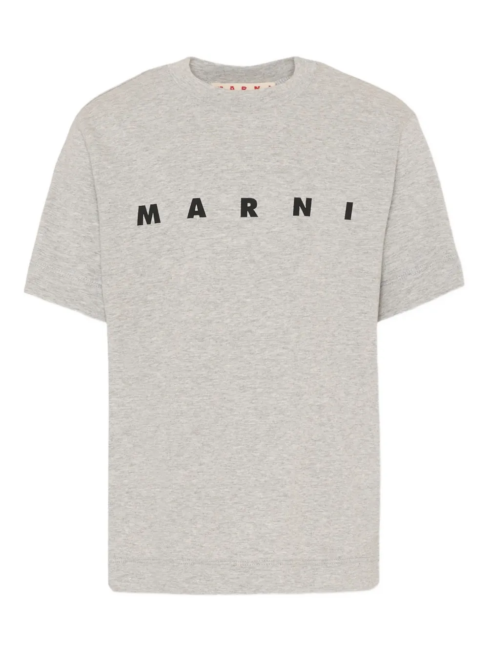 Marni Kids short-sleeve logo T-shirt - Grigio