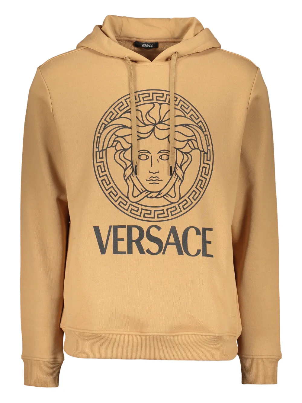 Versace logo-print hoodie - Toni neutri