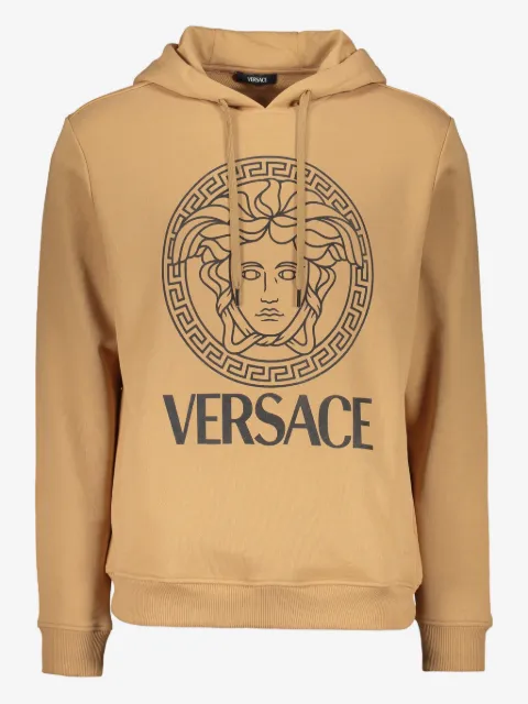 Versace logo-print hoodie