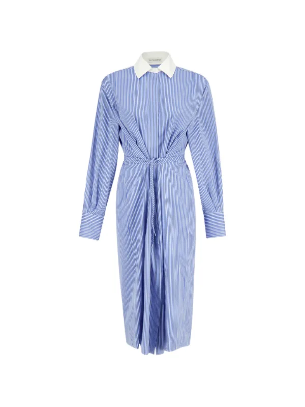 Altuzarra Floyd Midi Dress in Blue