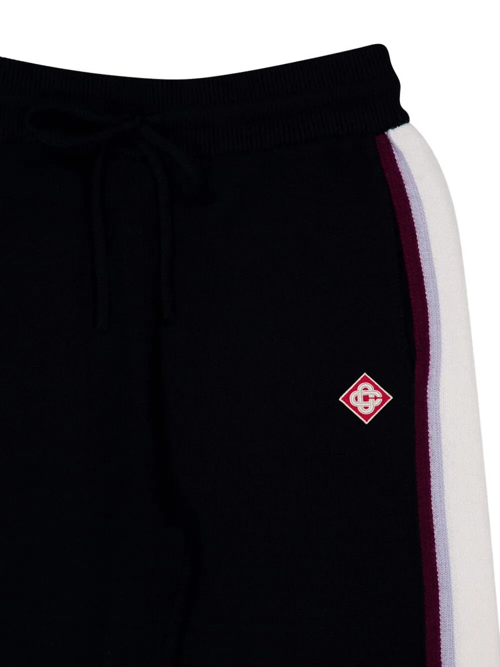 Casablanca Gestreepte broek Zwart
