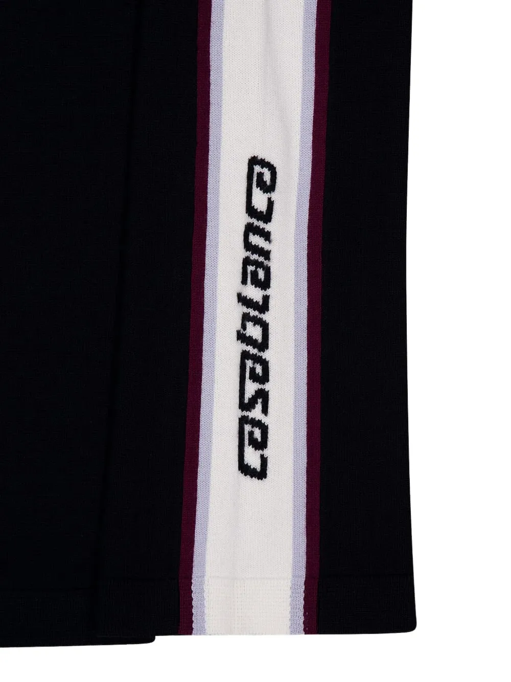 Casablanca Gestreepte broek Zwart