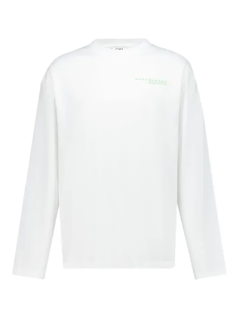 Casablanca orchid-print long-sleeved T-shirt