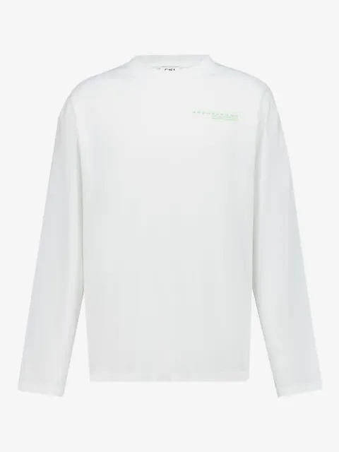 Casablanca orchid-print long-sleeved T-shirt