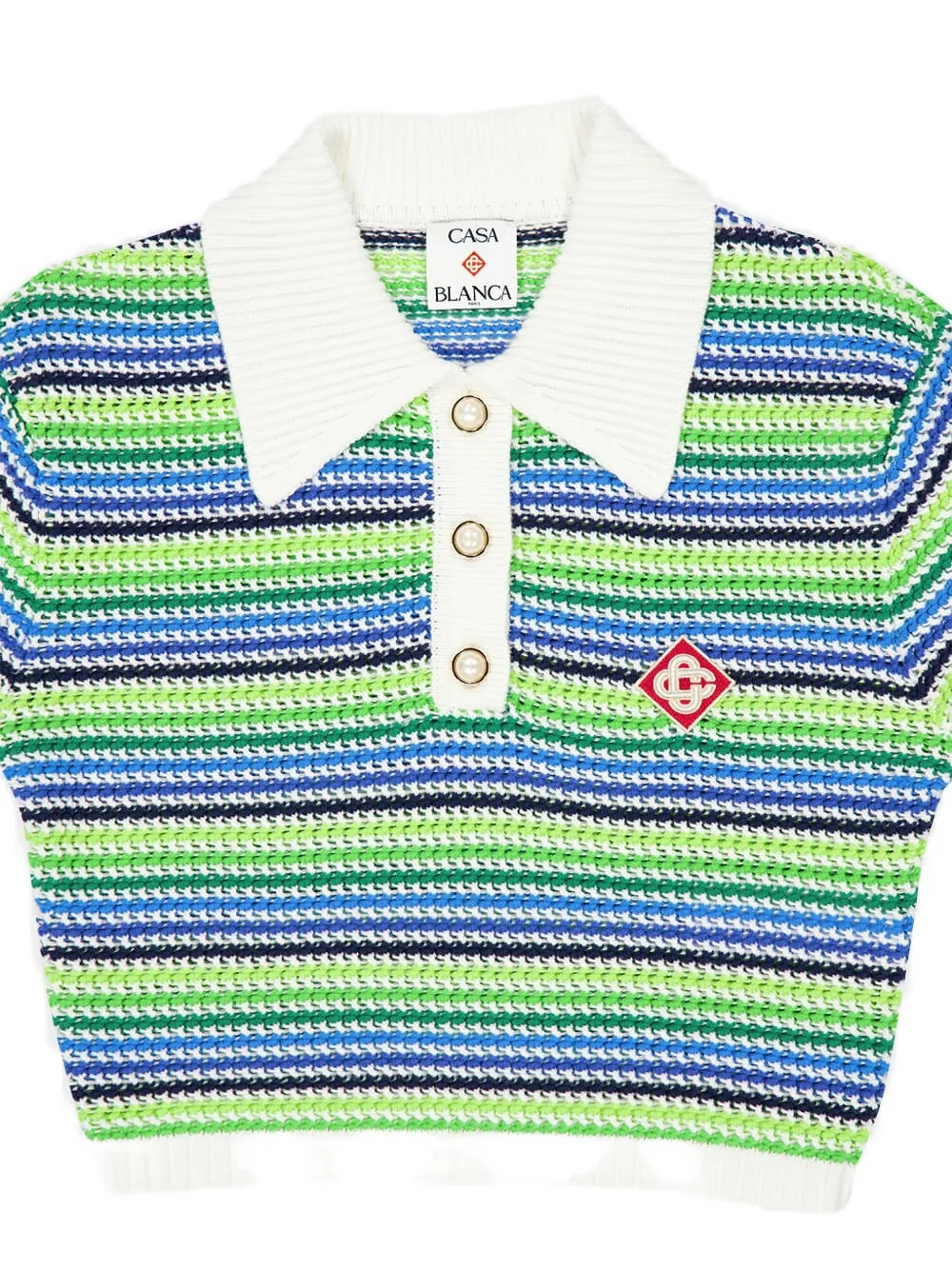 Casablanca Gestreept blouse Groen