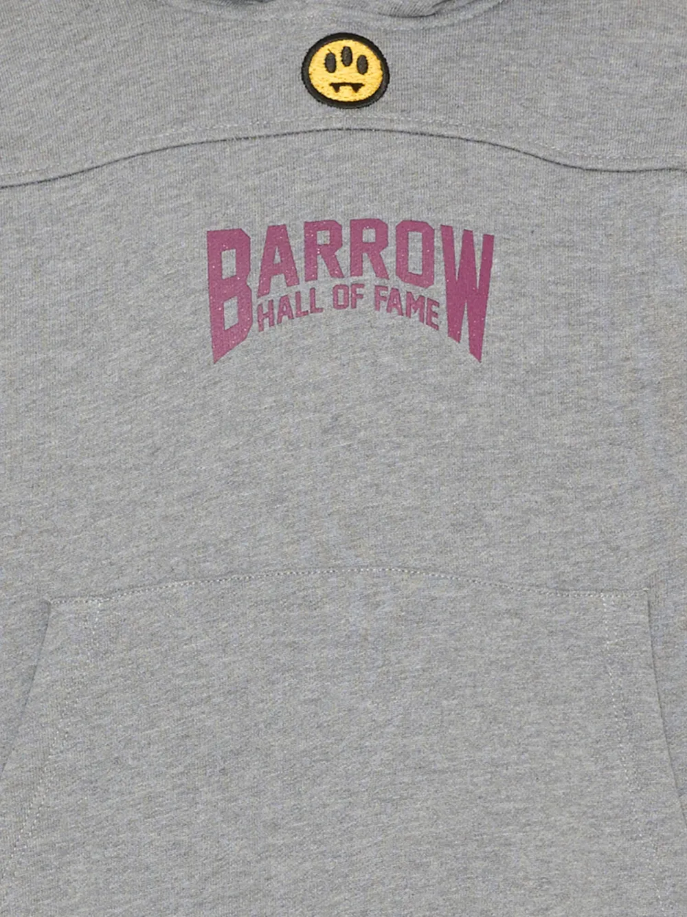 Barrow kids logo-print hoodie Grijs