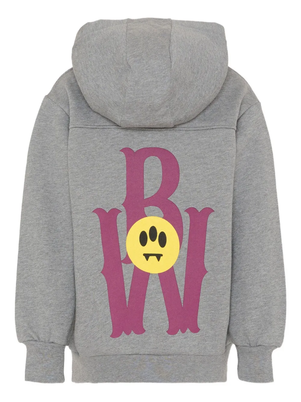 Barrow kids logo-print hoodie Grijs