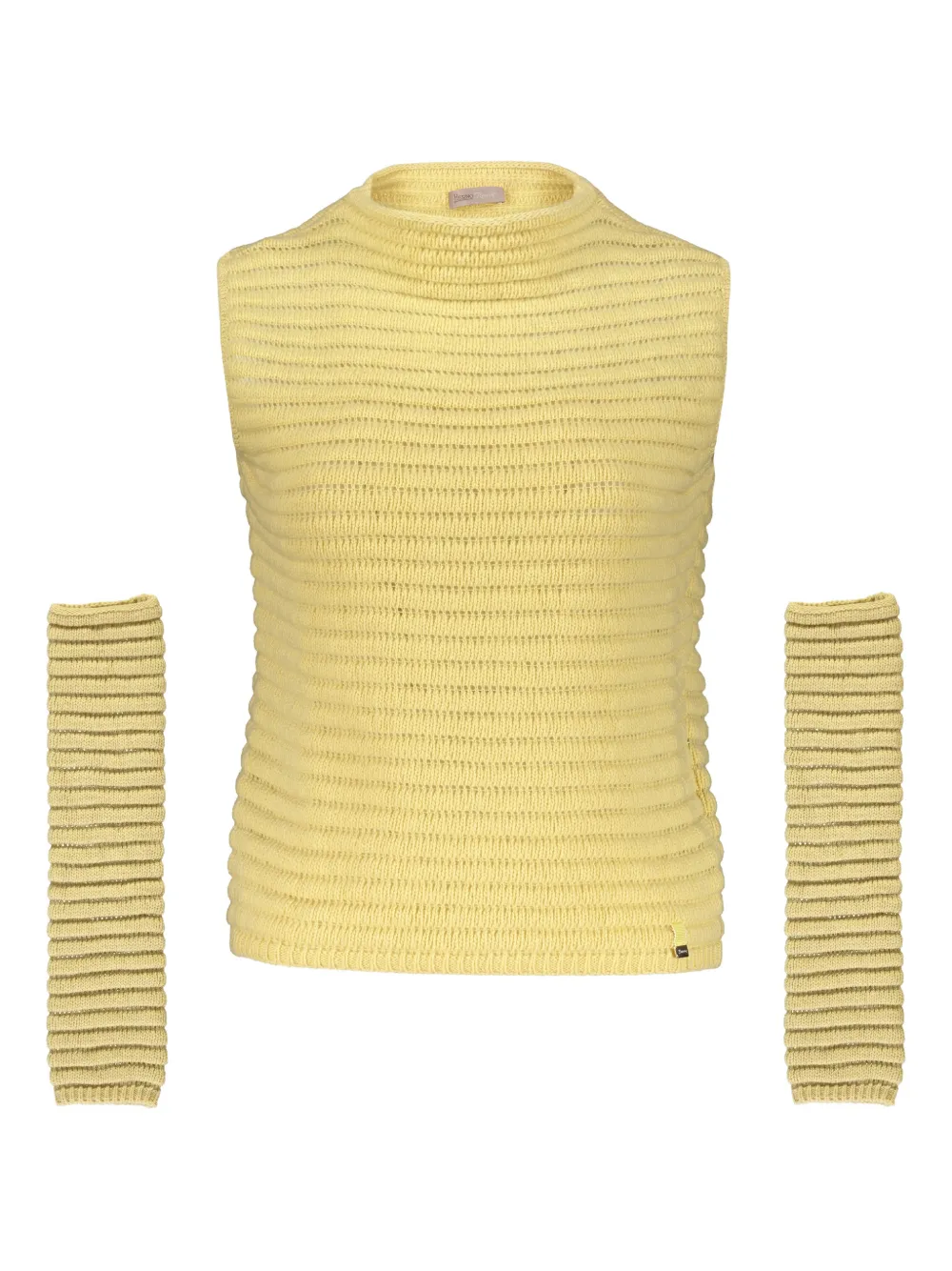 Herno logo-patch vest | Yellow | Image 1