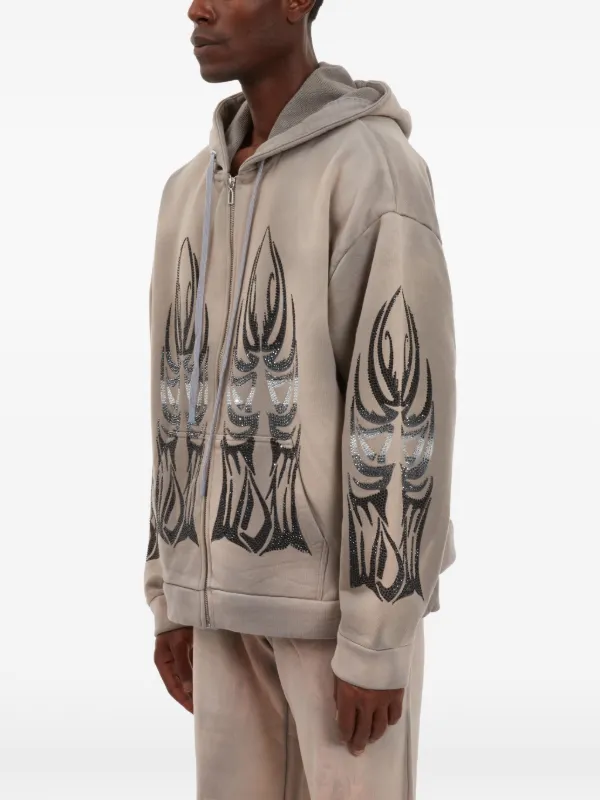 Who Decides War ジップアップ パーカー | ニュートラル | FARFETCH JP