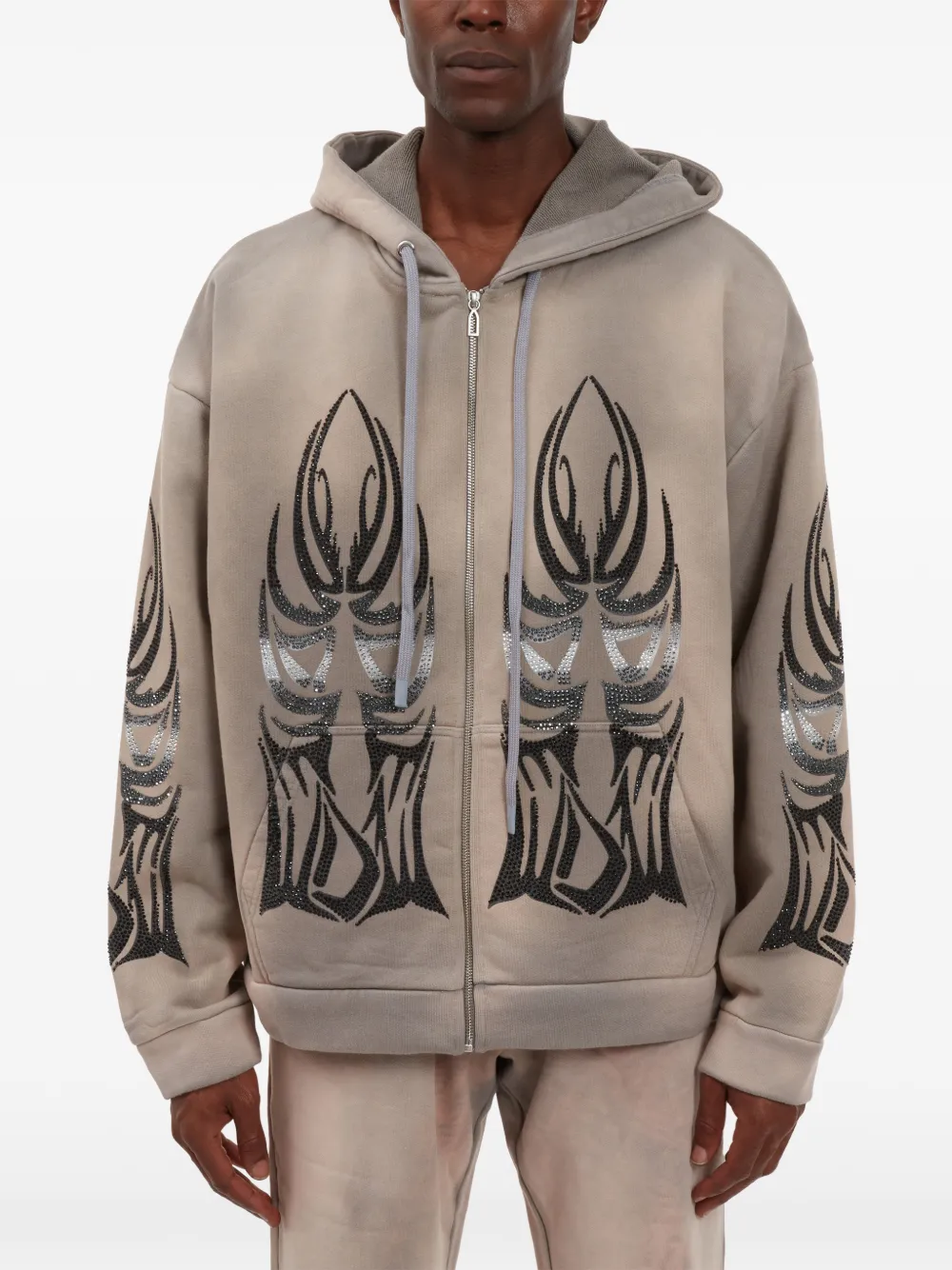 Who Decides War Verfraaide hoodie Beige