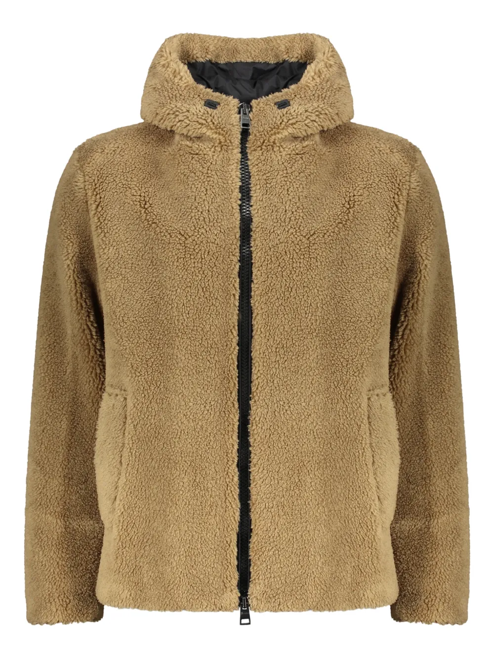 Herno fleece hooded jacket | Neutrals | Image 1