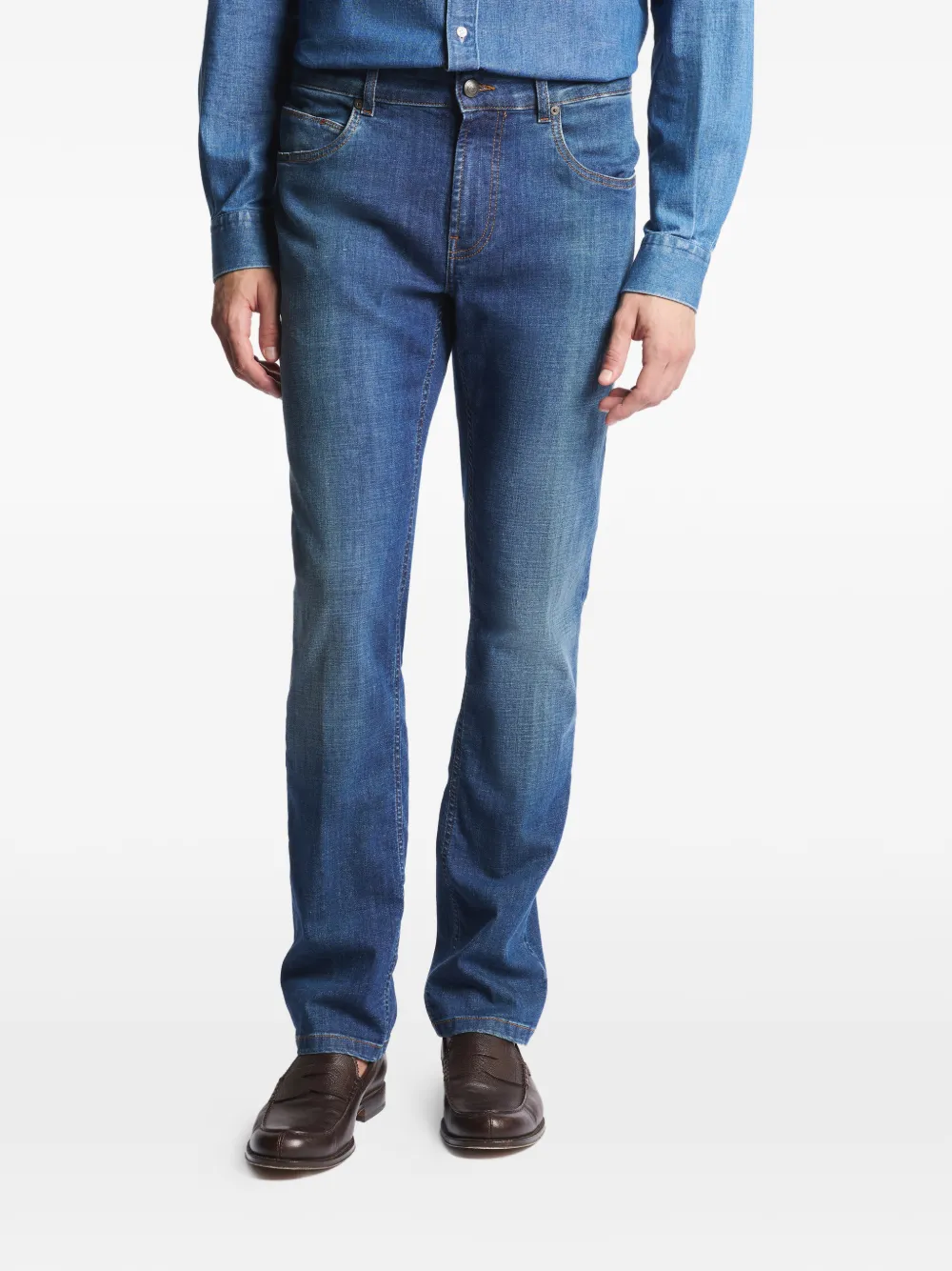  Fay Five-pocket Trousers - Blue 