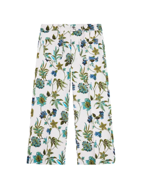 Fay floral pocket trousers