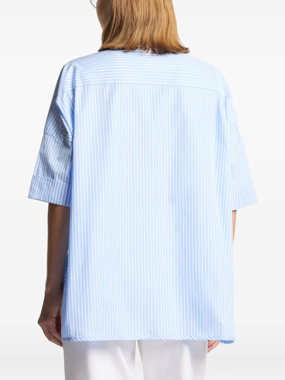 Fay Gestreepte overhemd Blauw