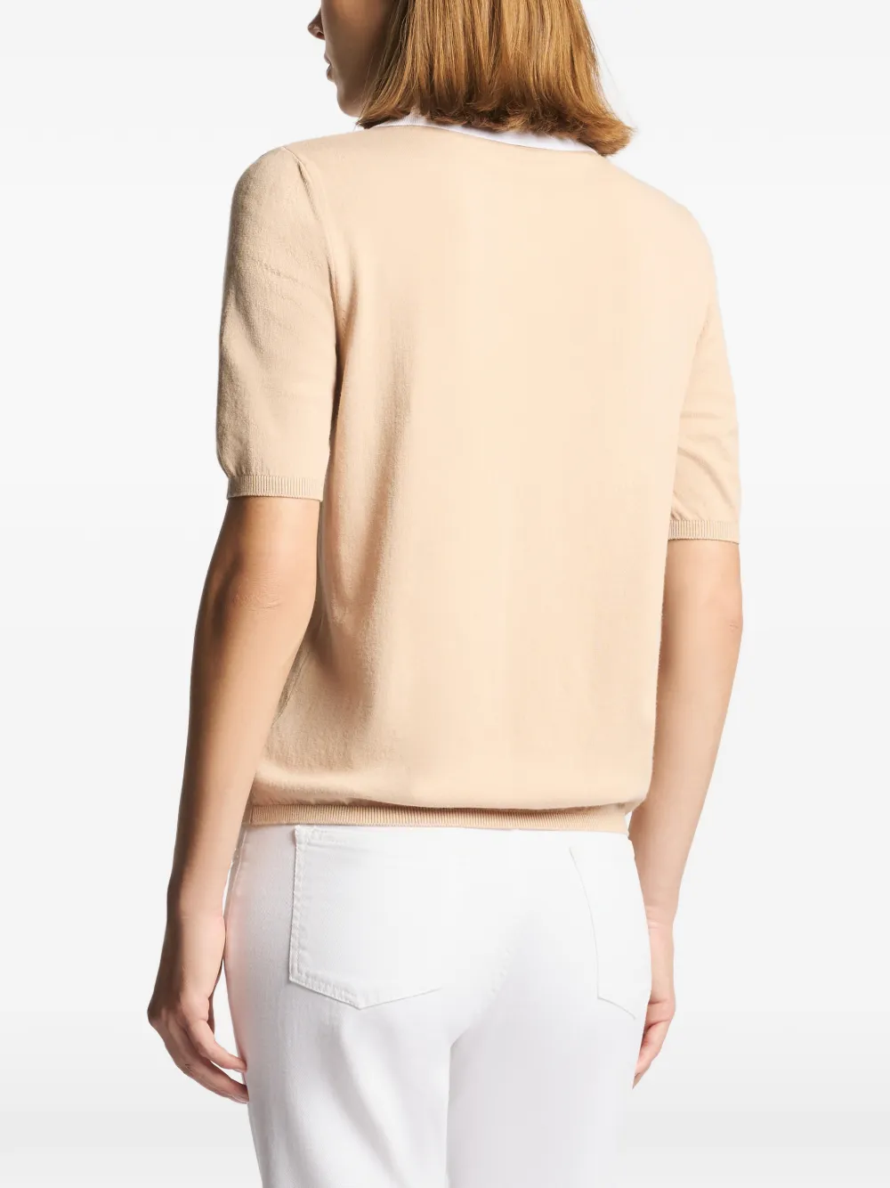 Fay Poloshirt met korte mouwen Beige