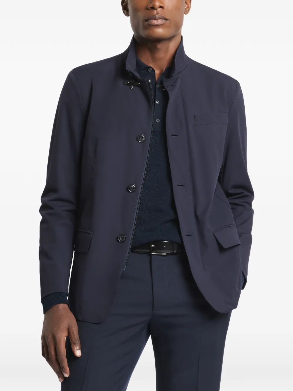  Fay Travel Hook-fastening Jacket - Blue 