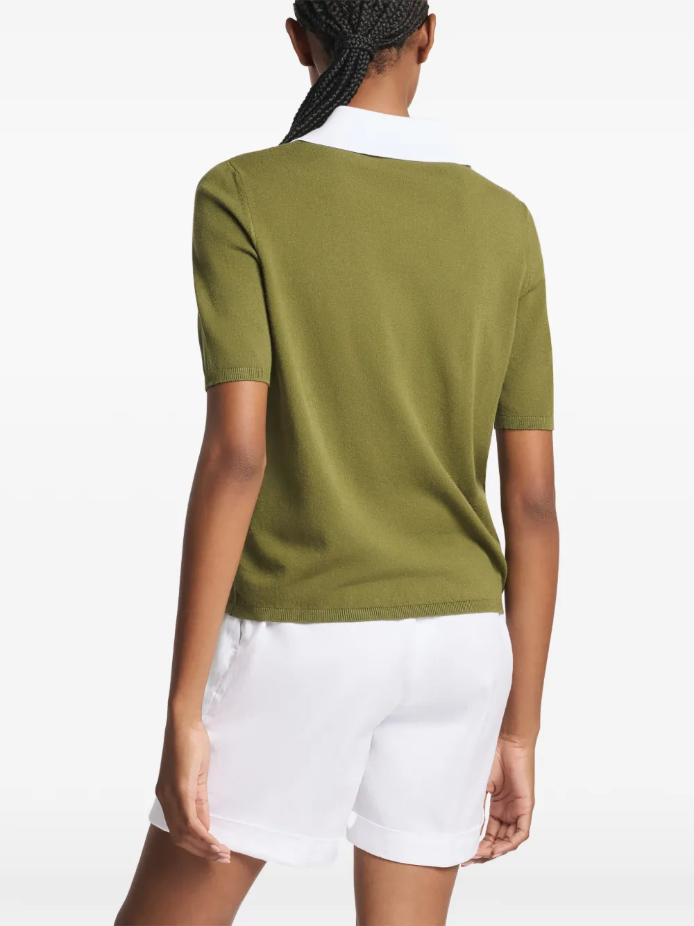 Fay Poloshirt met kraag Groen