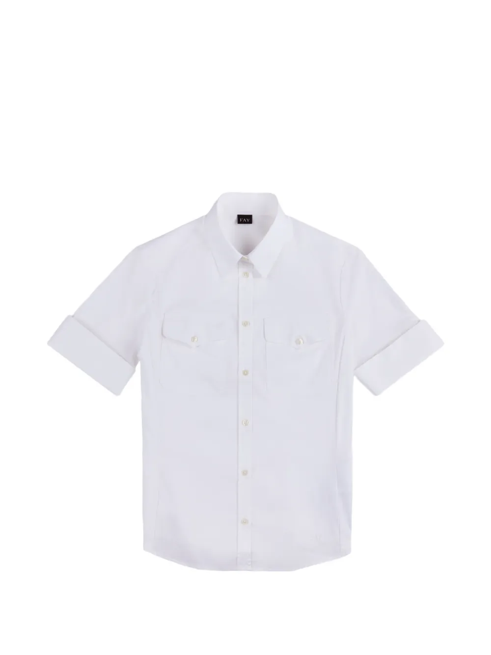 Fay short-sleeves shirt - Bianco