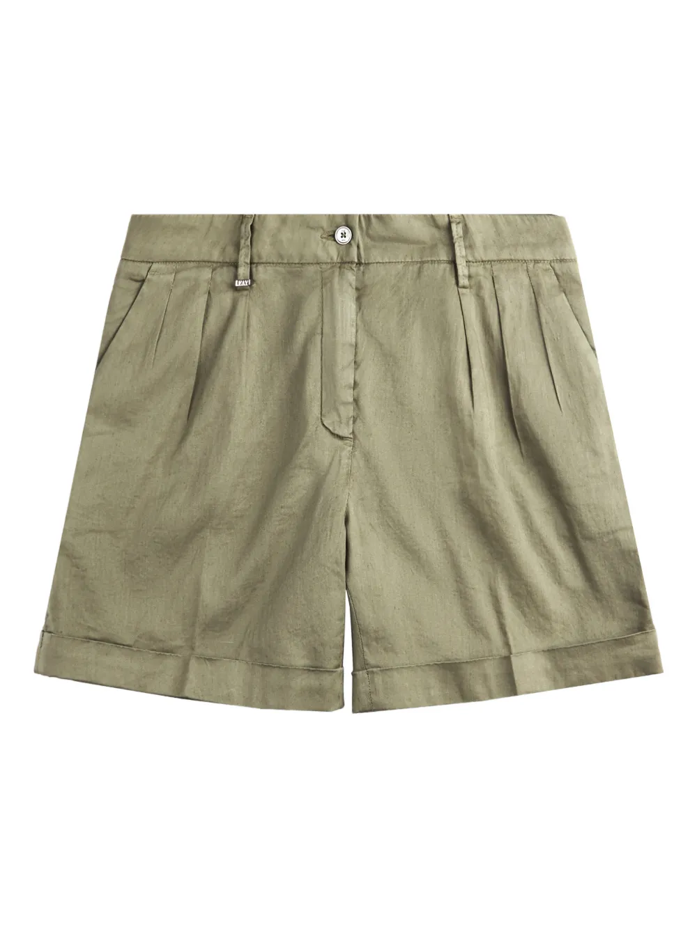 Fay Bermuda con pieghe - Verde