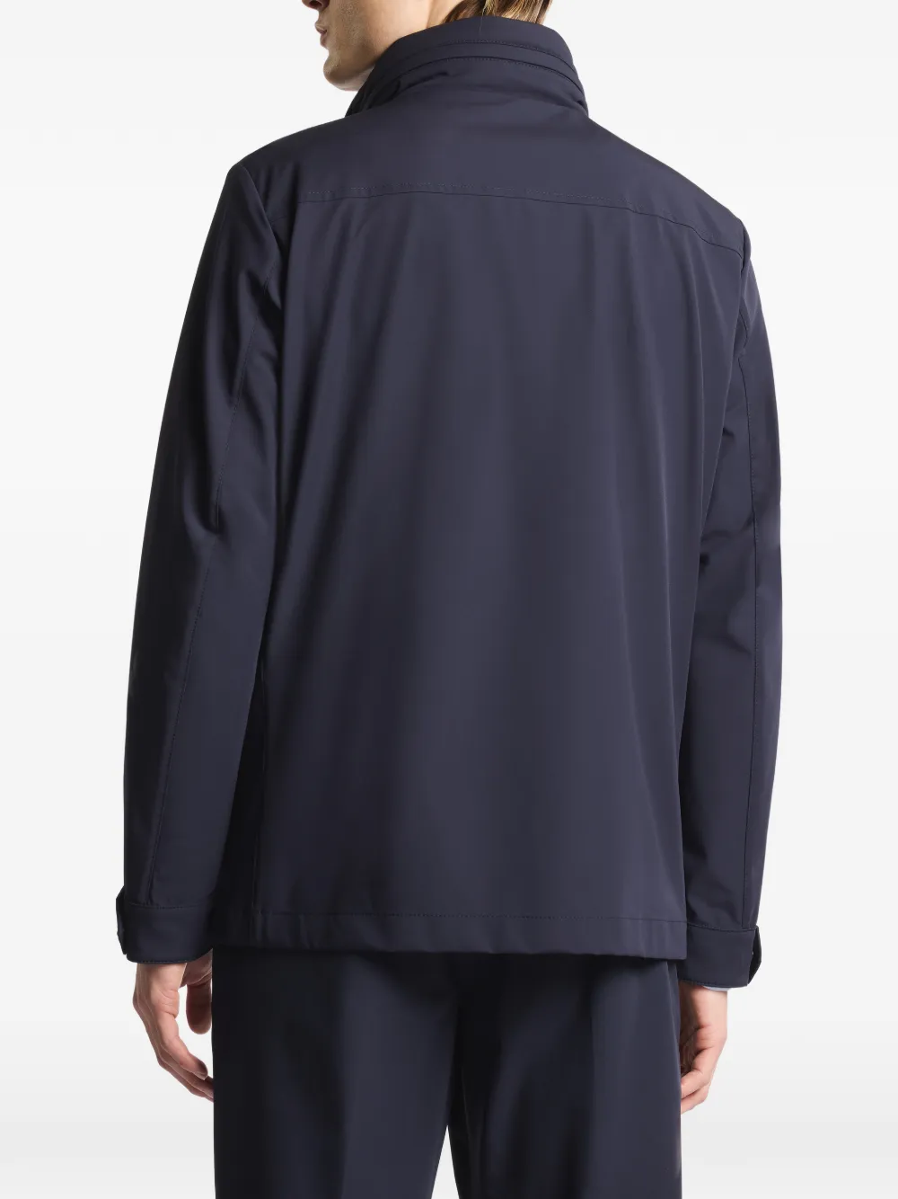 Fay Travel Field jack met zakken Blauw