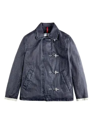 Comme Des Garçons Shirt denim-print Jacket | FARFETCH