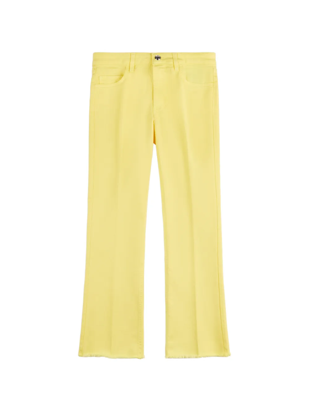 Fay five-pockets fringed trousers - Giallo