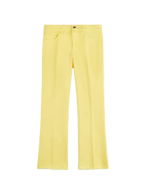 Fay five-pockets fringed trousers