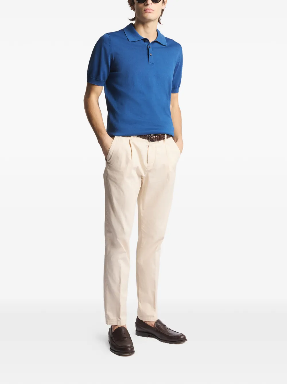 Fay Poloshirt Blauw