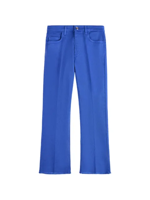 Fay fringed cropped trousers