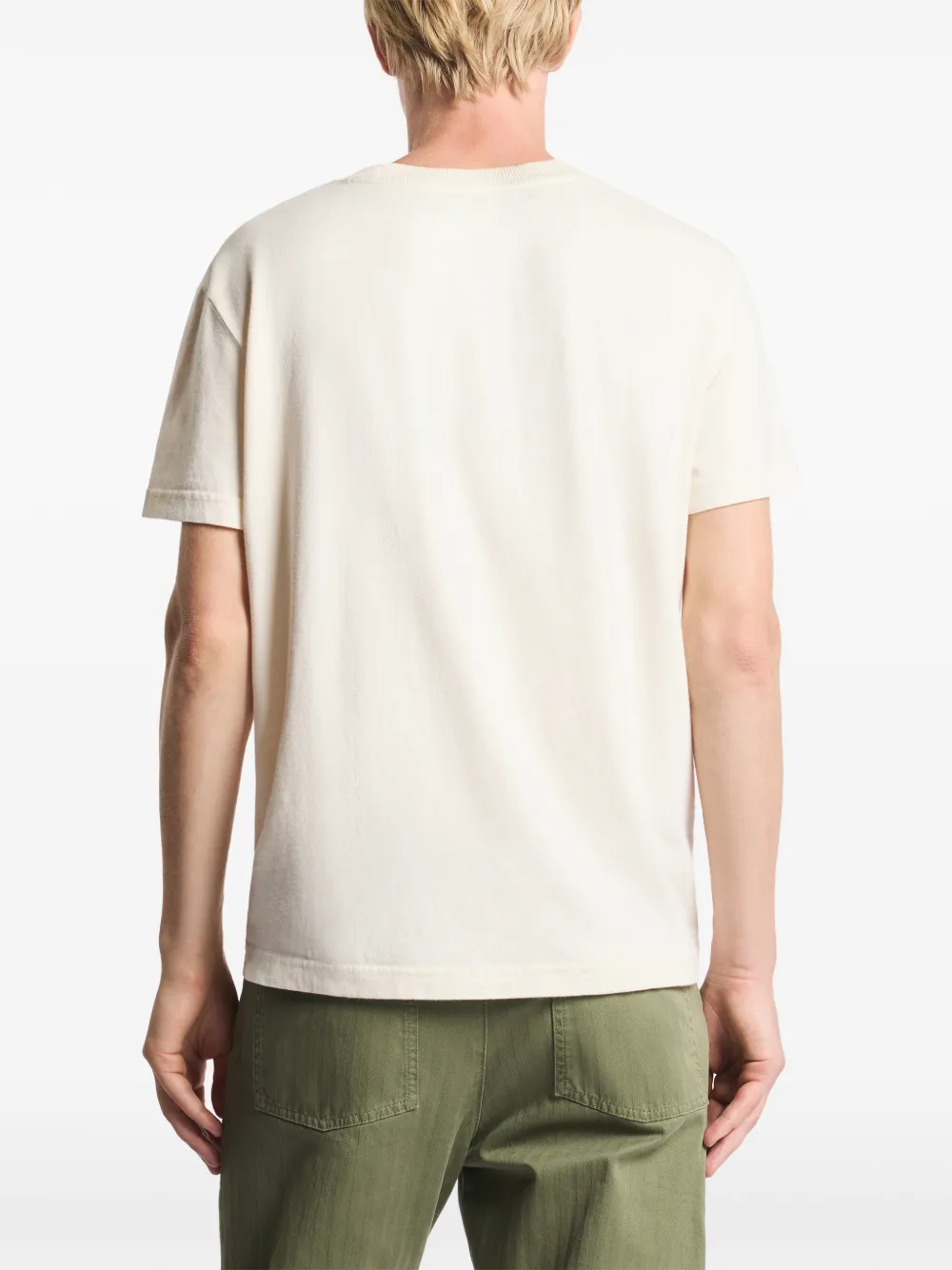  Fay Archive Ribbed T-shirt - Neutrals 