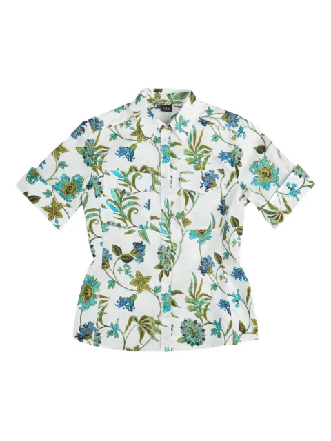 Fay short-sleeve floral shirt