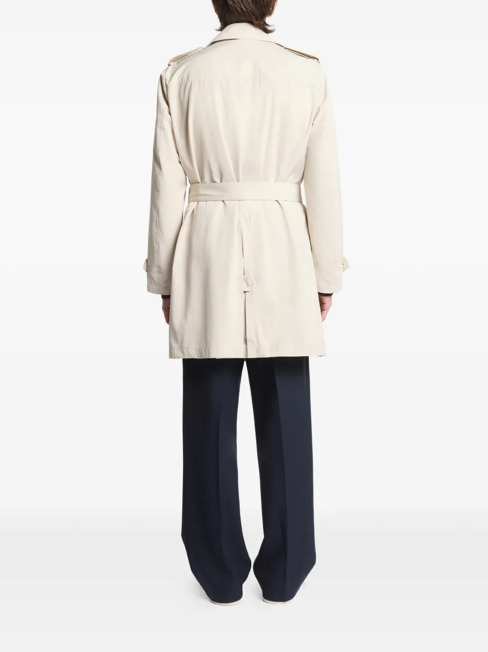  Fay Belted Button Regular Trench Coat - Neutrals 
