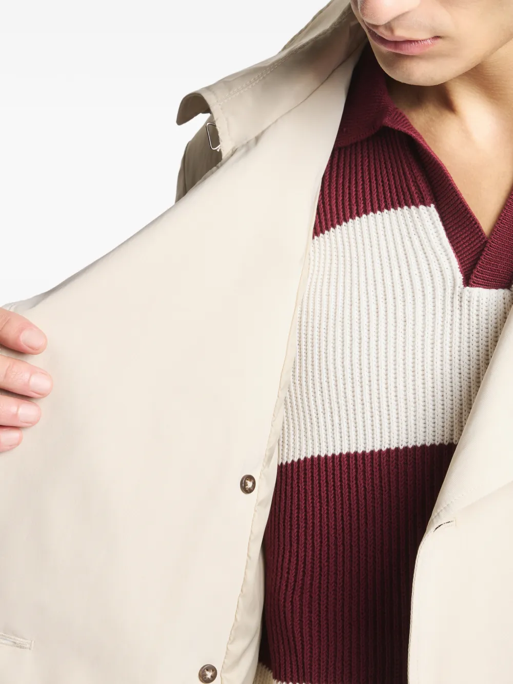 Fay Trenchcoat met ceintuur Beige