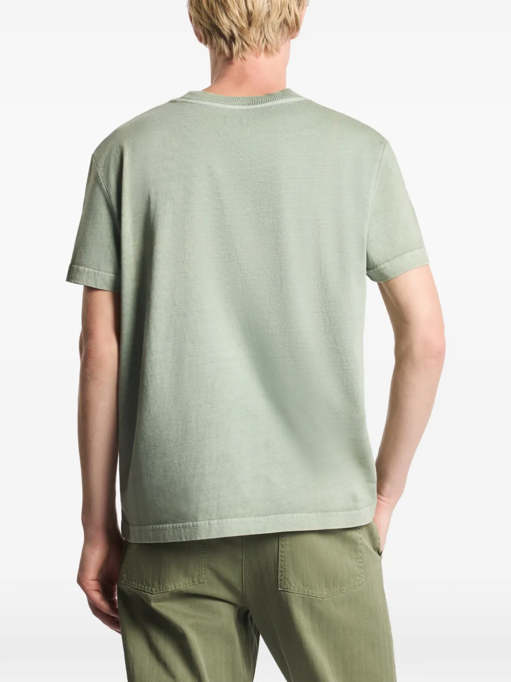  Fay Archive Ribbed T-shirt - Green 